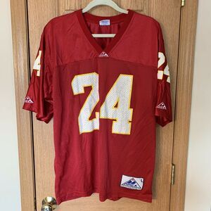 Kansas City Chiefs Vintage Football Jersey Mens Large Apex One #24 Rare